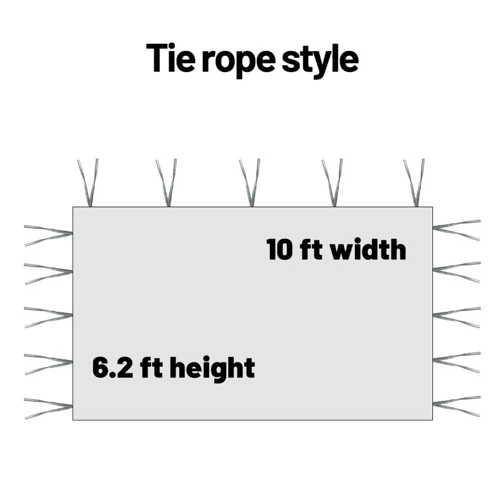 Lightweight MQoutdoor canopy sidewall being carried