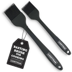 Lightyear Silicone Basting Brush front view, black color