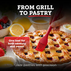 Lightyear Silicone Basting Brush on a kitchen counter