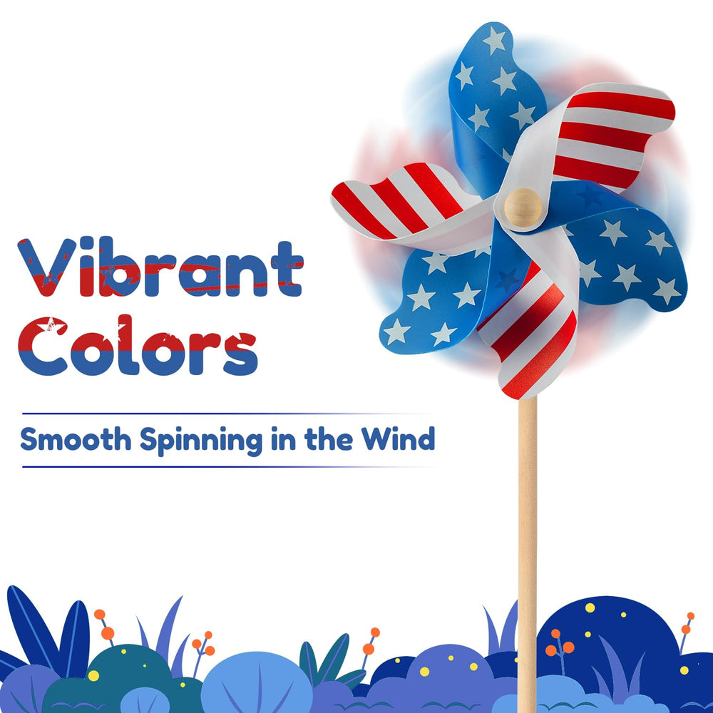 lilLittle patriotic pinwheel spinning in the breeze