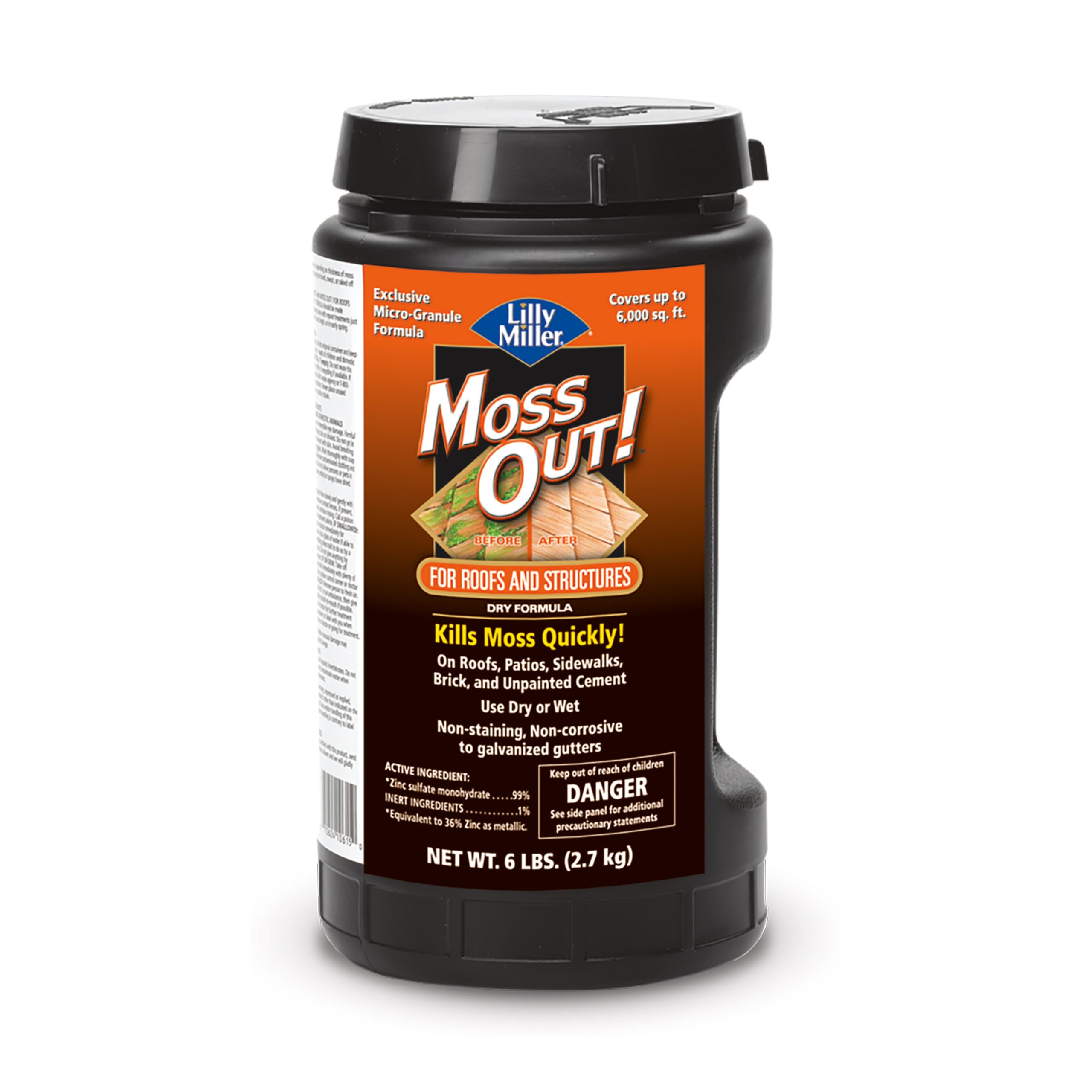 Lilly Miller Moss Out 6 LB granule package front view