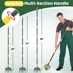 Lilyvane Garden Flat Shovel showing foot pedal for better leverage