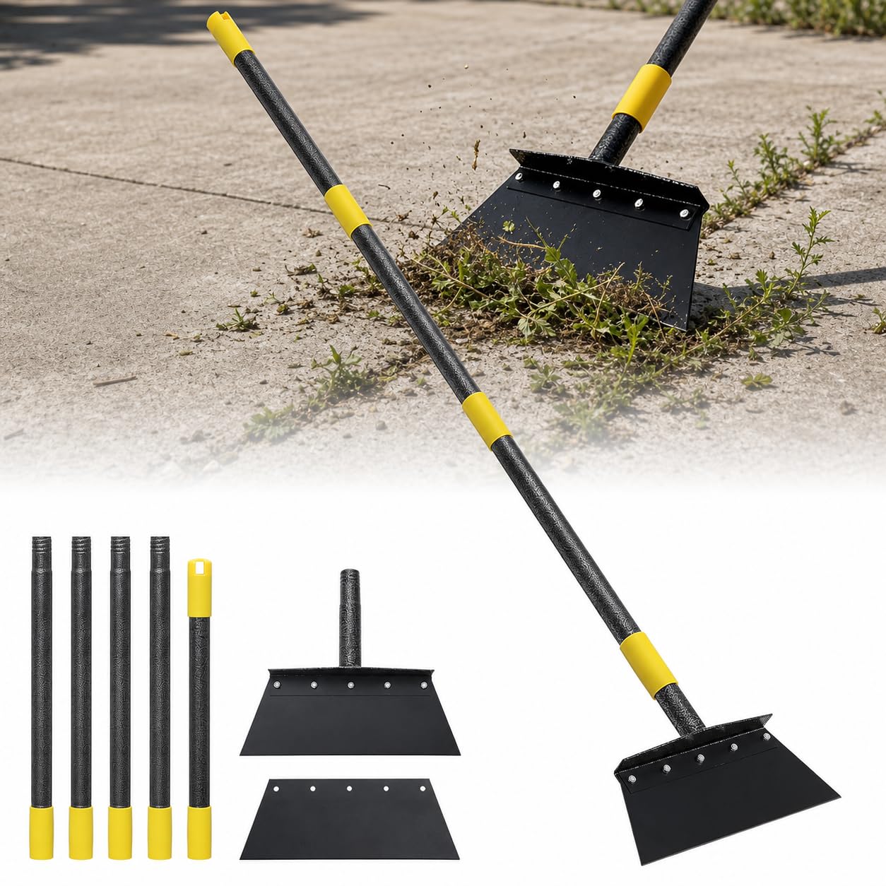 Lilyvane Ice Scraper and Snow Shovel with detachable handle