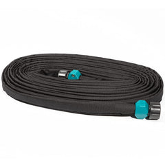 LINEX Flat Soaker Hose 75 ft in black fabric