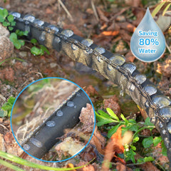 LINEX soaker hose coiled for easy storage