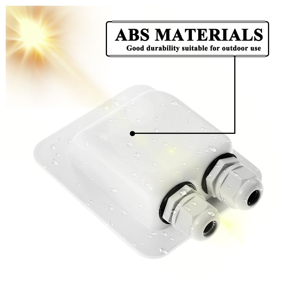 Link Solar Double Cable Entry Gland side view showing installation options