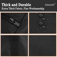 Linuorise BBQ Tools Storage Bag dimensions compared to BBQ tools