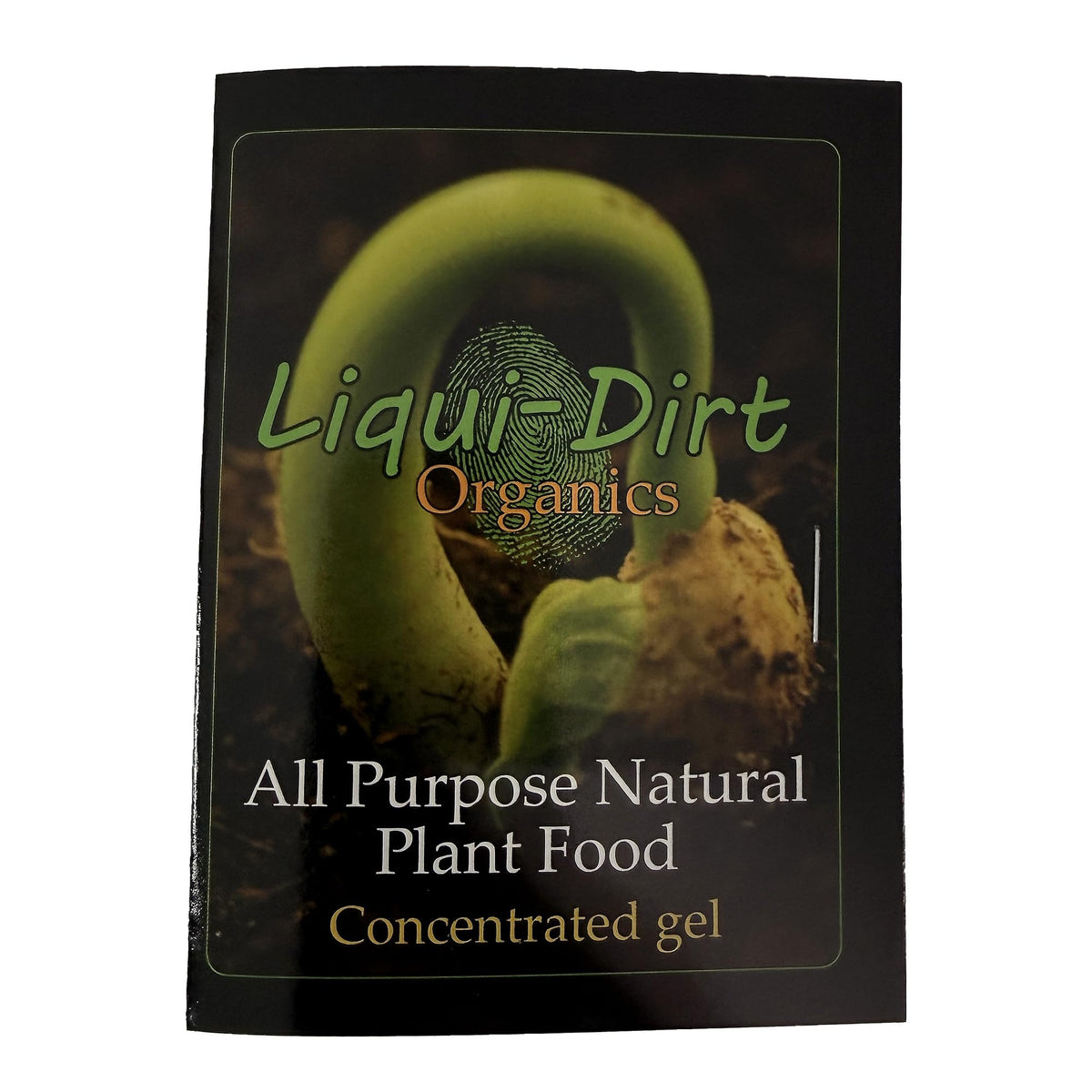 Liqui-Dirt Organic Liquid Plant Food 5 mL gel packet front view