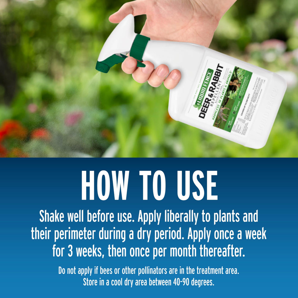 Liquid Fence Deer and Rabbit Repellent Concentrate ingredients list