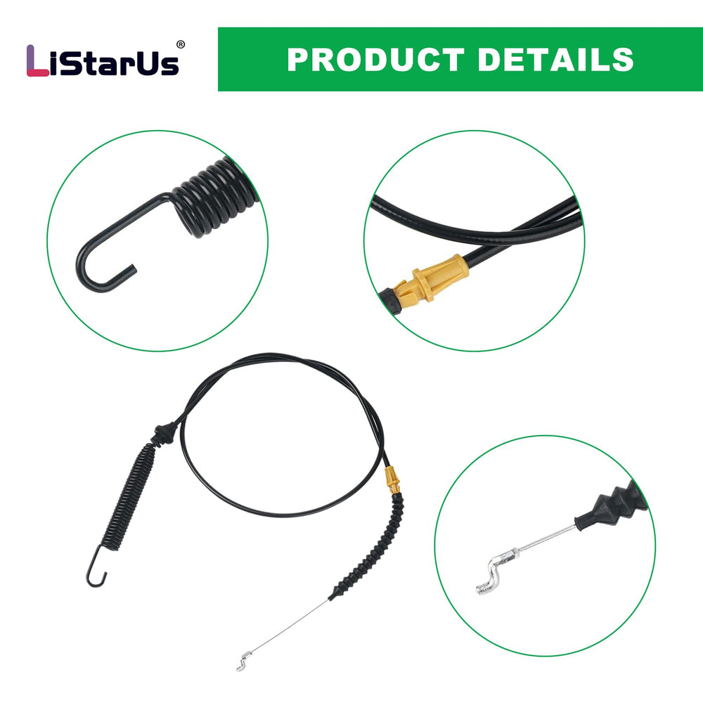 LiStarUs 946-04173E Deck Engagement Cable close-up of Z bend