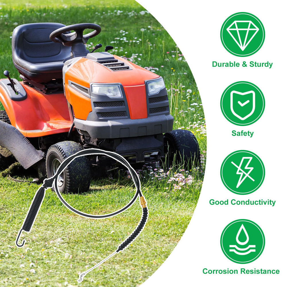 LiStarUs 946-04173E Deck Engagement Cable in lawn mower setup