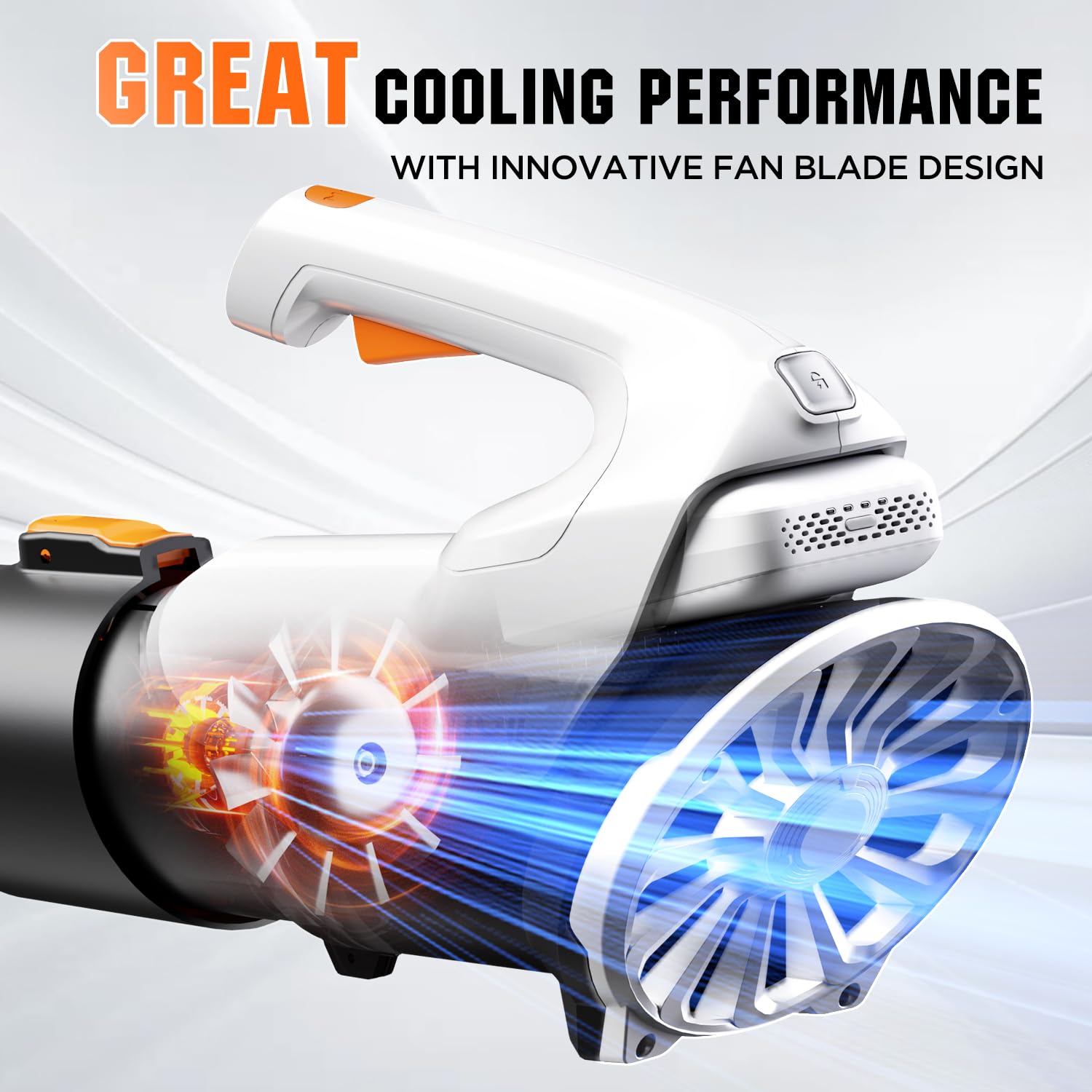 LiTHELi 20V Cordless Leaf Blower with charging cable