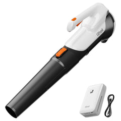 LiTHELi Cordless Leaf Blower front view, ivory colour