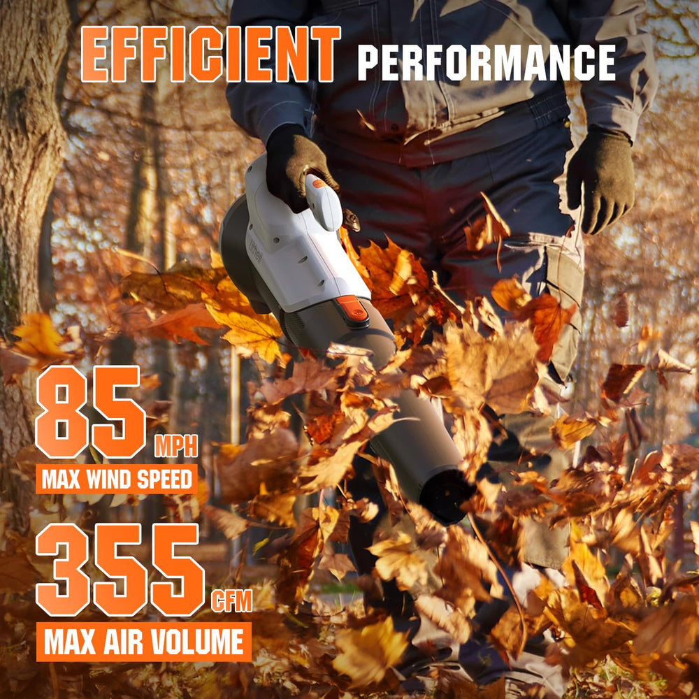 LiTHELi Leaf Blower showing ergonomic handle