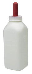 Little Giant Calf Bottle 2 Quart front view with screw nipple