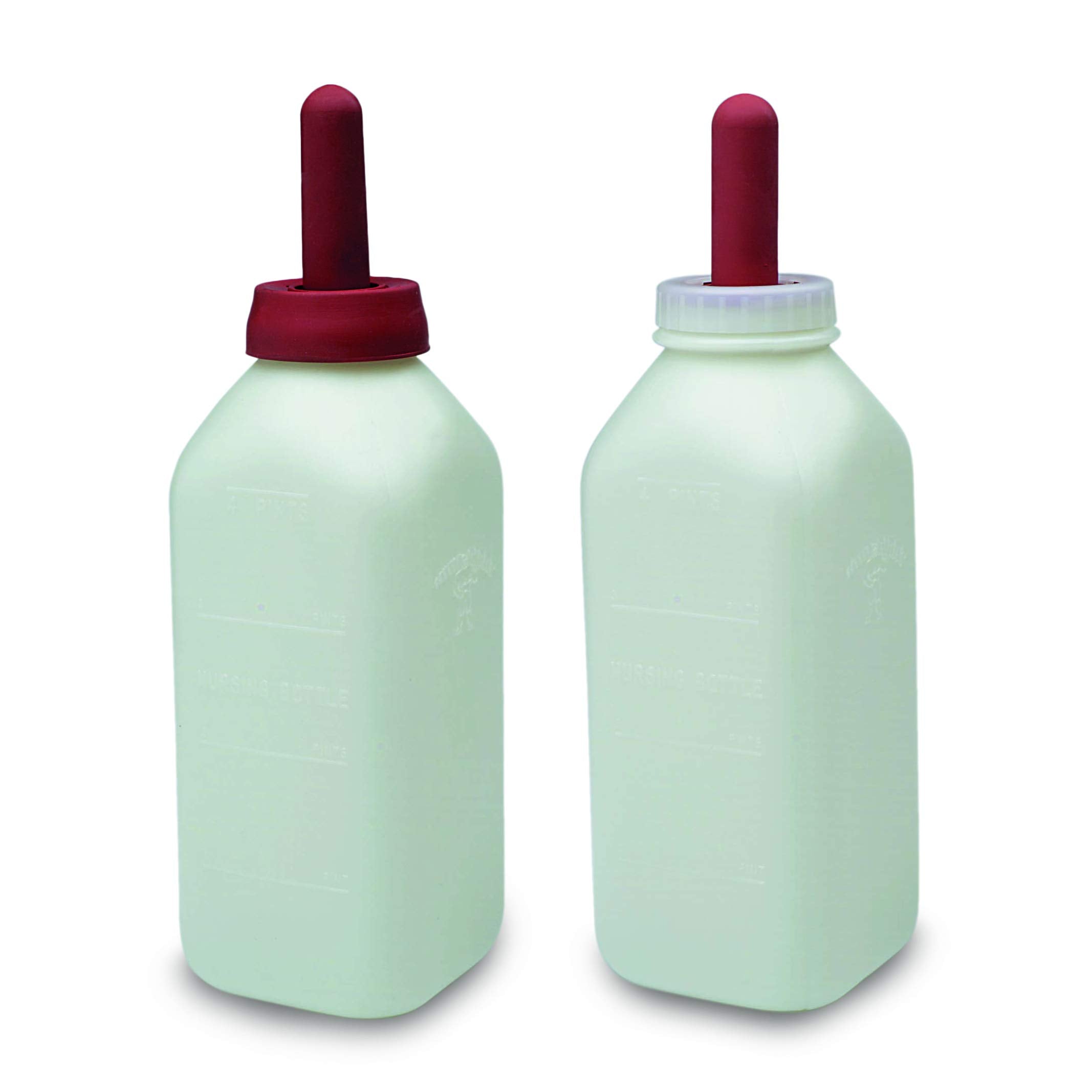 Little Giant Calf Bottle 2 Quart side view showing multi-coloured design