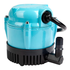 Little Giant Submersible Pump 1/200HP with 18-foot cord, blue
