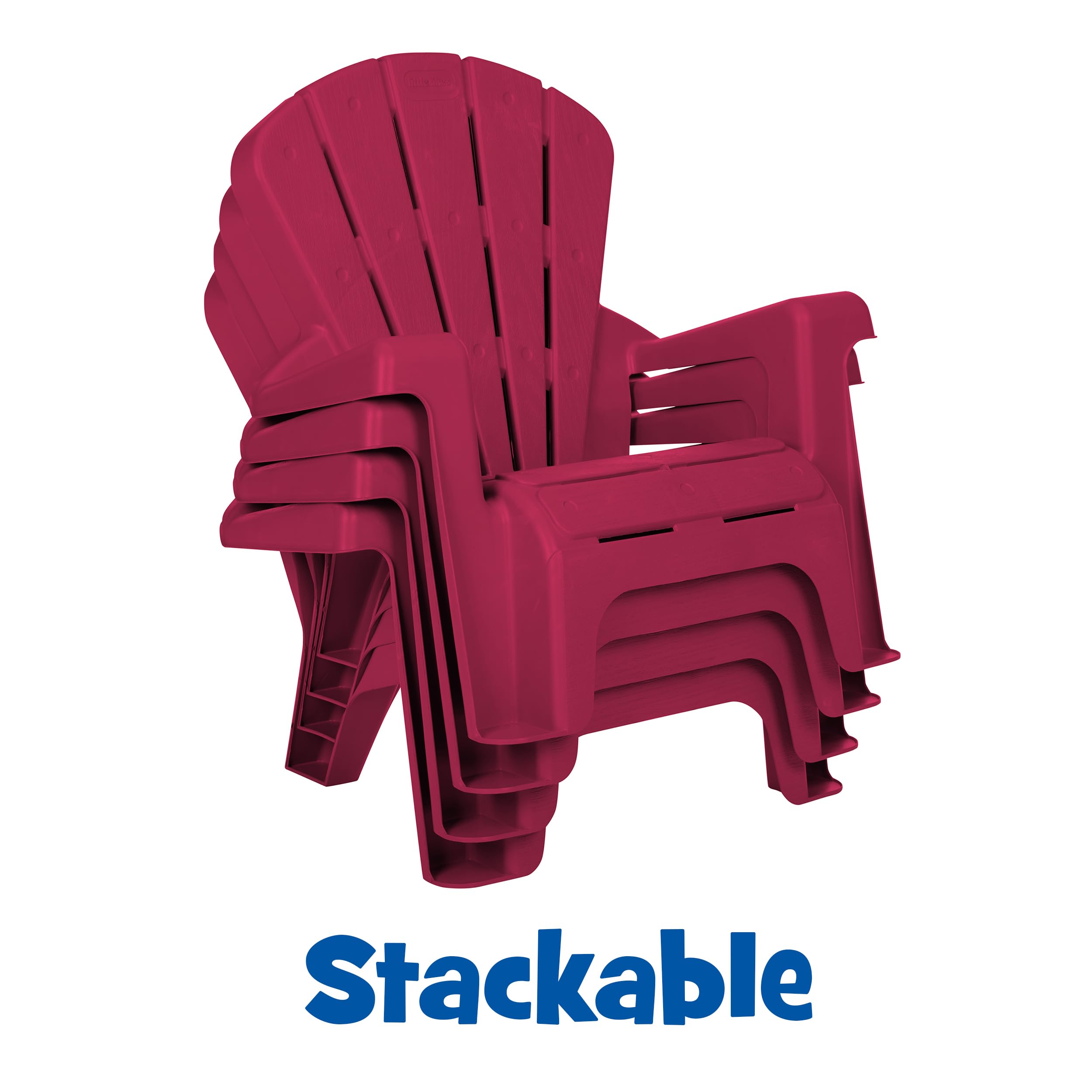 Little Tikes Kids Garden Chair side view showing armrests