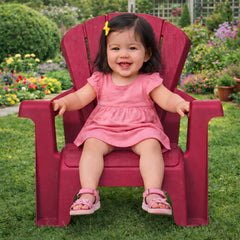 Little Tikes Kids Garden Chair stacked for storage