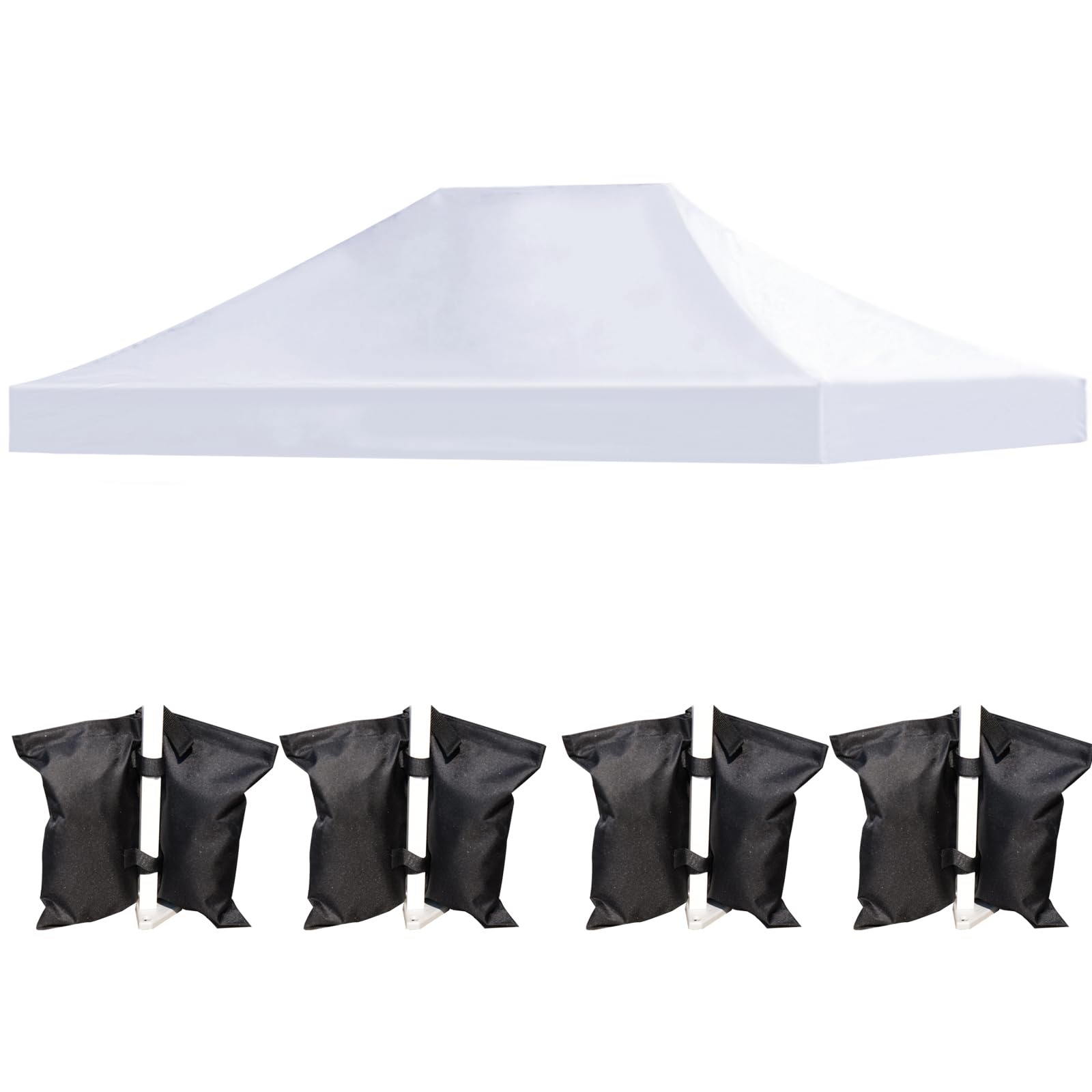 LIUJIAYI 10x15 canopy replacement top in white