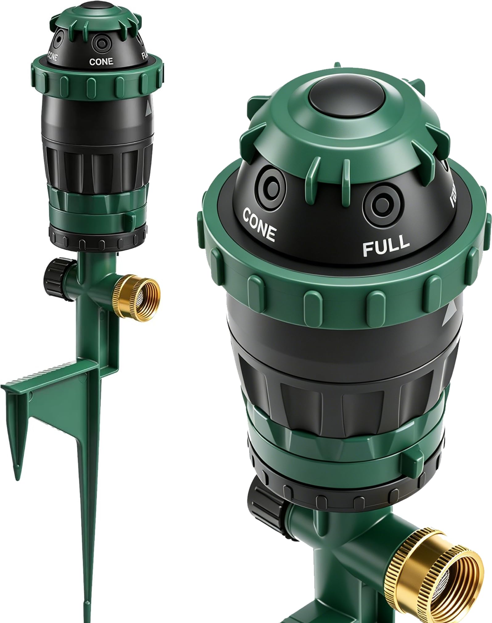 LIULO TOOL 360 Degree Sprinkler Head with Spike Base