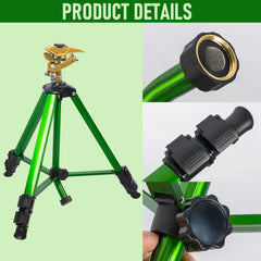 LIULO TOOL green impact sprinkler in outdoor garden setting