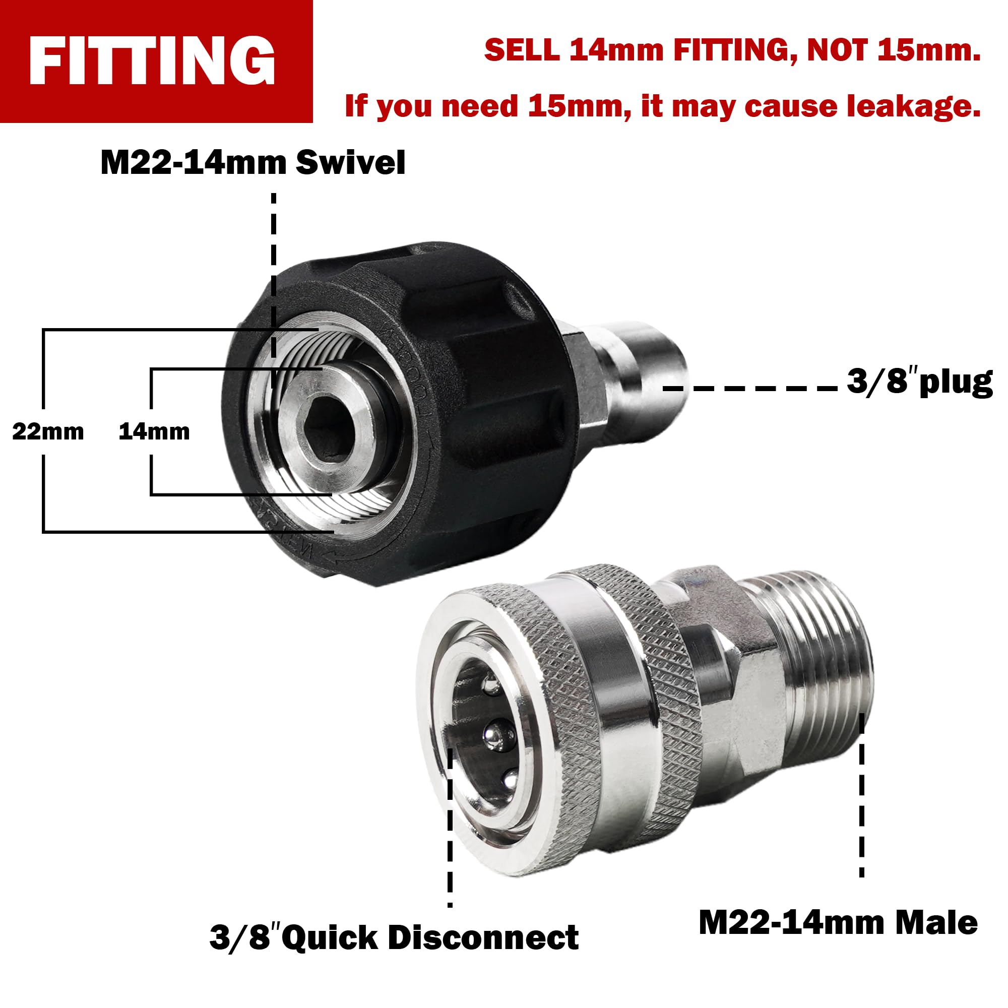 LIULO TOOL M22-14 connector close-up