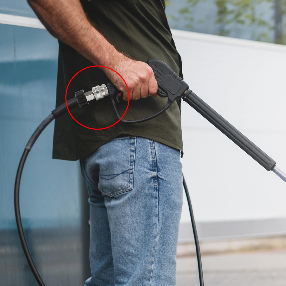LIULO TOOL pressure washer accessories in use