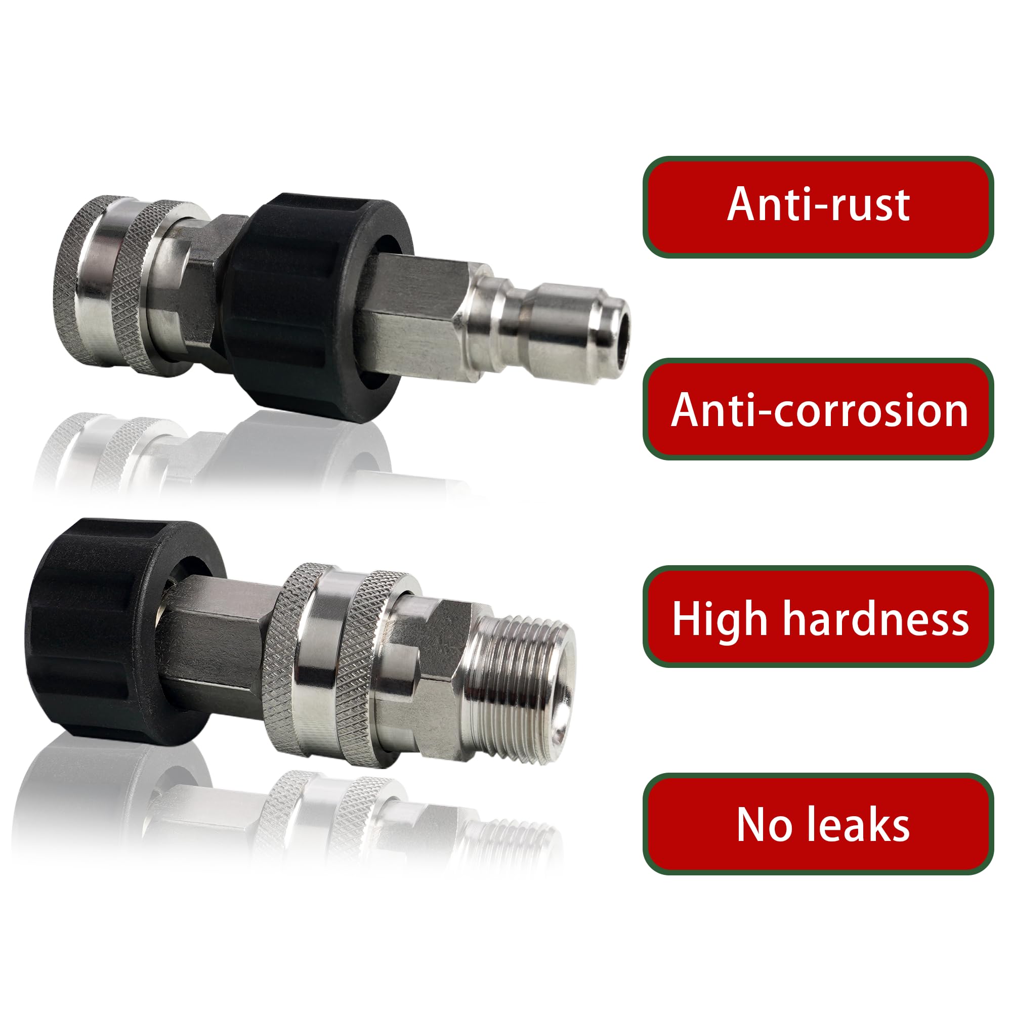 LIULO TOOL stainless steel connectors side view