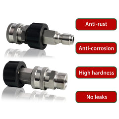 LIULO TOOL stainless steel connectors side view