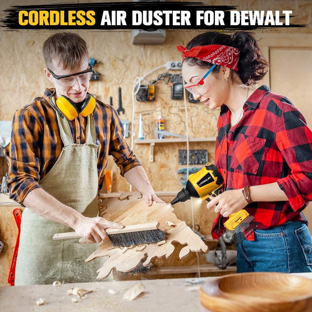 LIVOWALNY Cordless Dust Blower user manual and accessories