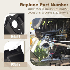 LIZEWEI Carburetor Stud part of Heat Deflector Kit