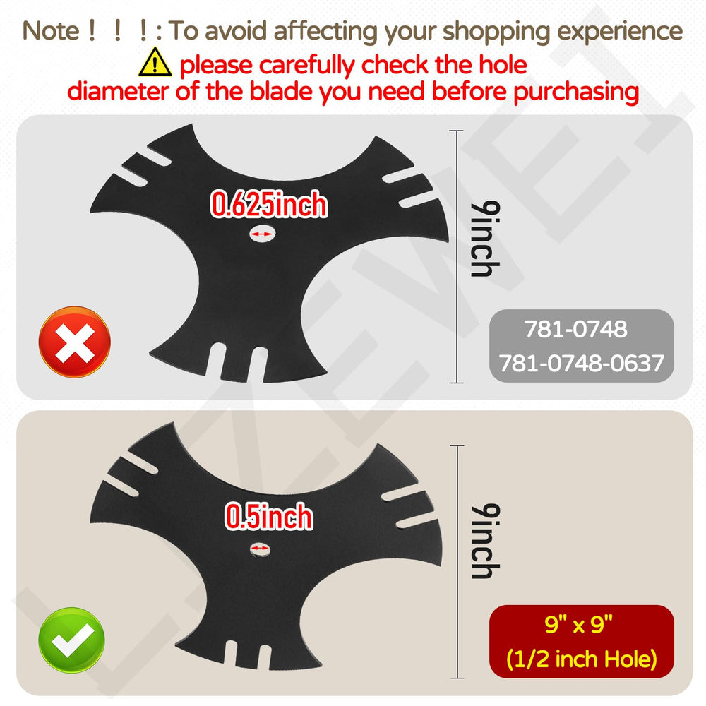 LIZEWEI Edger Blade side view showing sharp edges