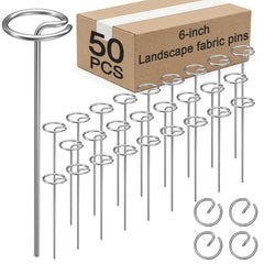 LLCJYYCY 6-inch landscape staples pack of 50