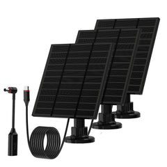 LMDTYN 5W solar panel for Ring camera front view