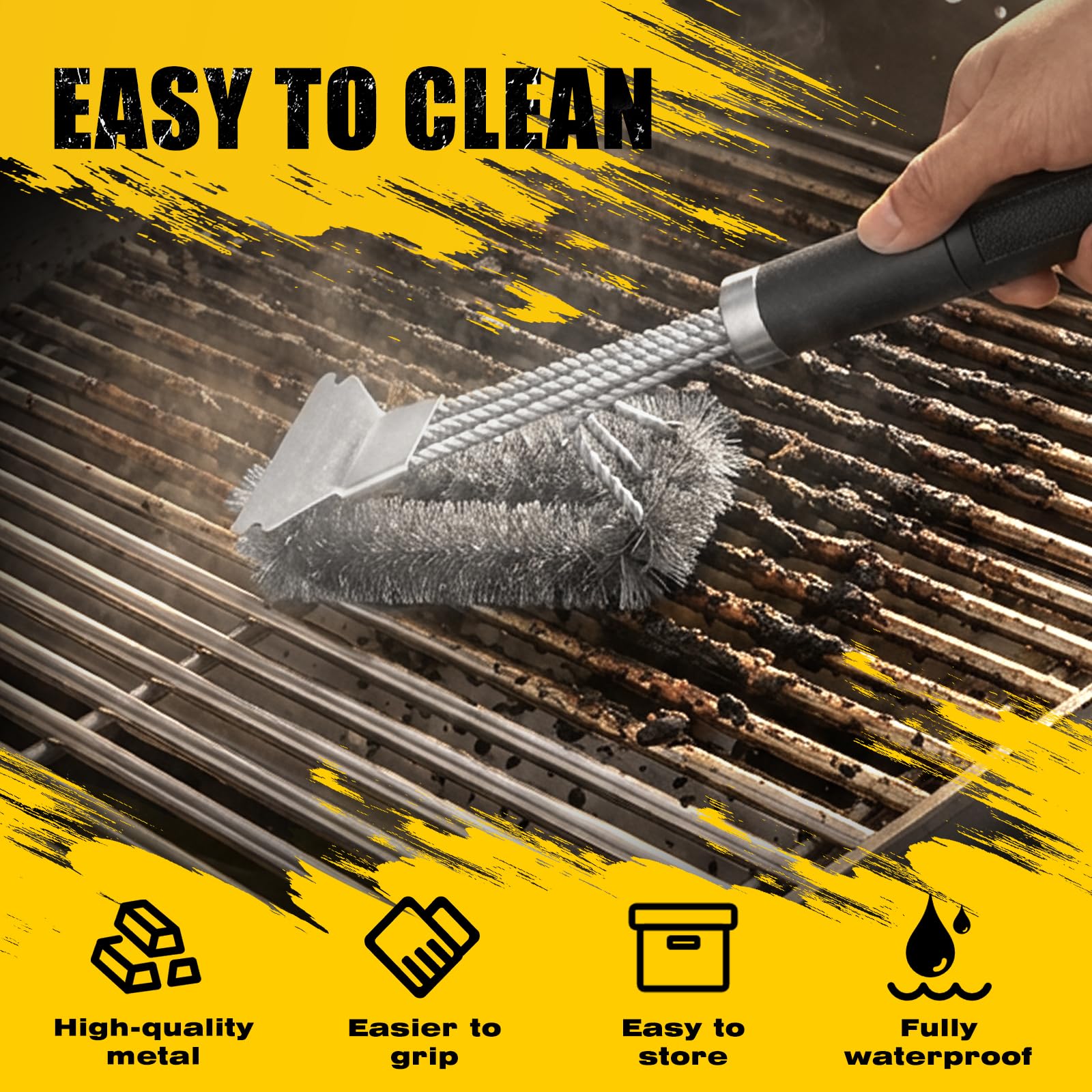 LNVUF Grill Brush packed in a toolbox