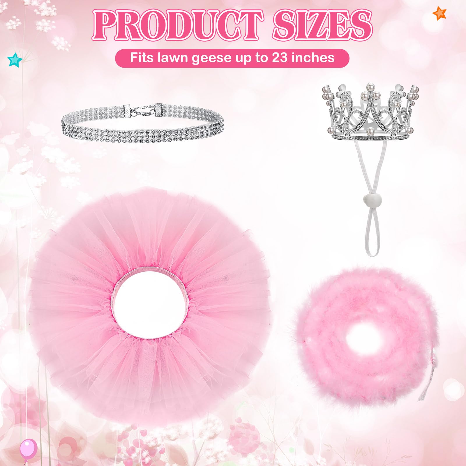 Locmeo Goose Outfit Set tutu skirt and accessories