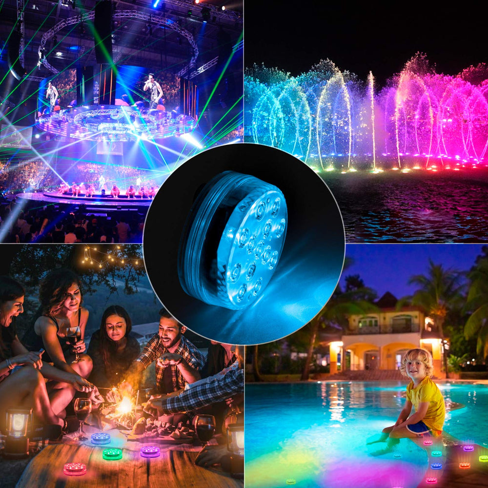 LOFTEK Submersible LED Pool Lights packaging