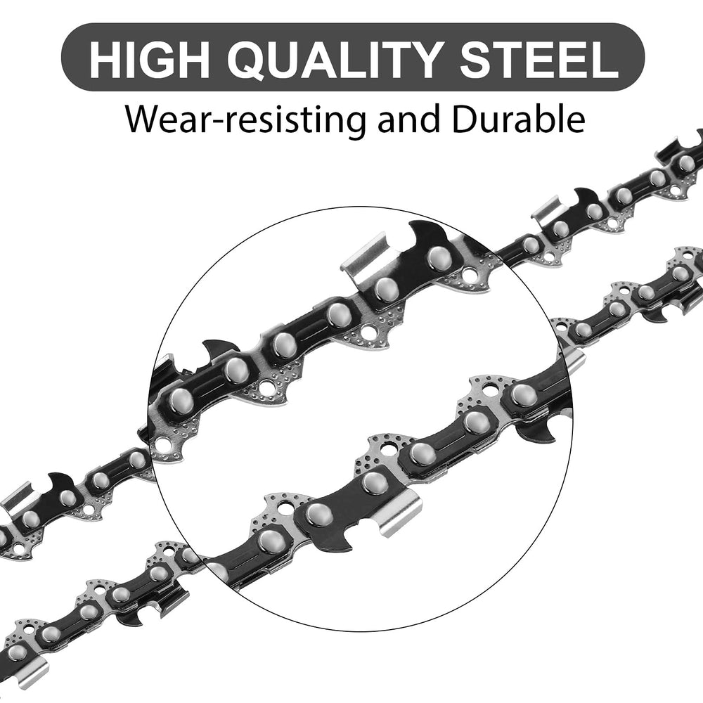 Loggers Art Gens 16 Inch Chainsaw Chains close-up of links