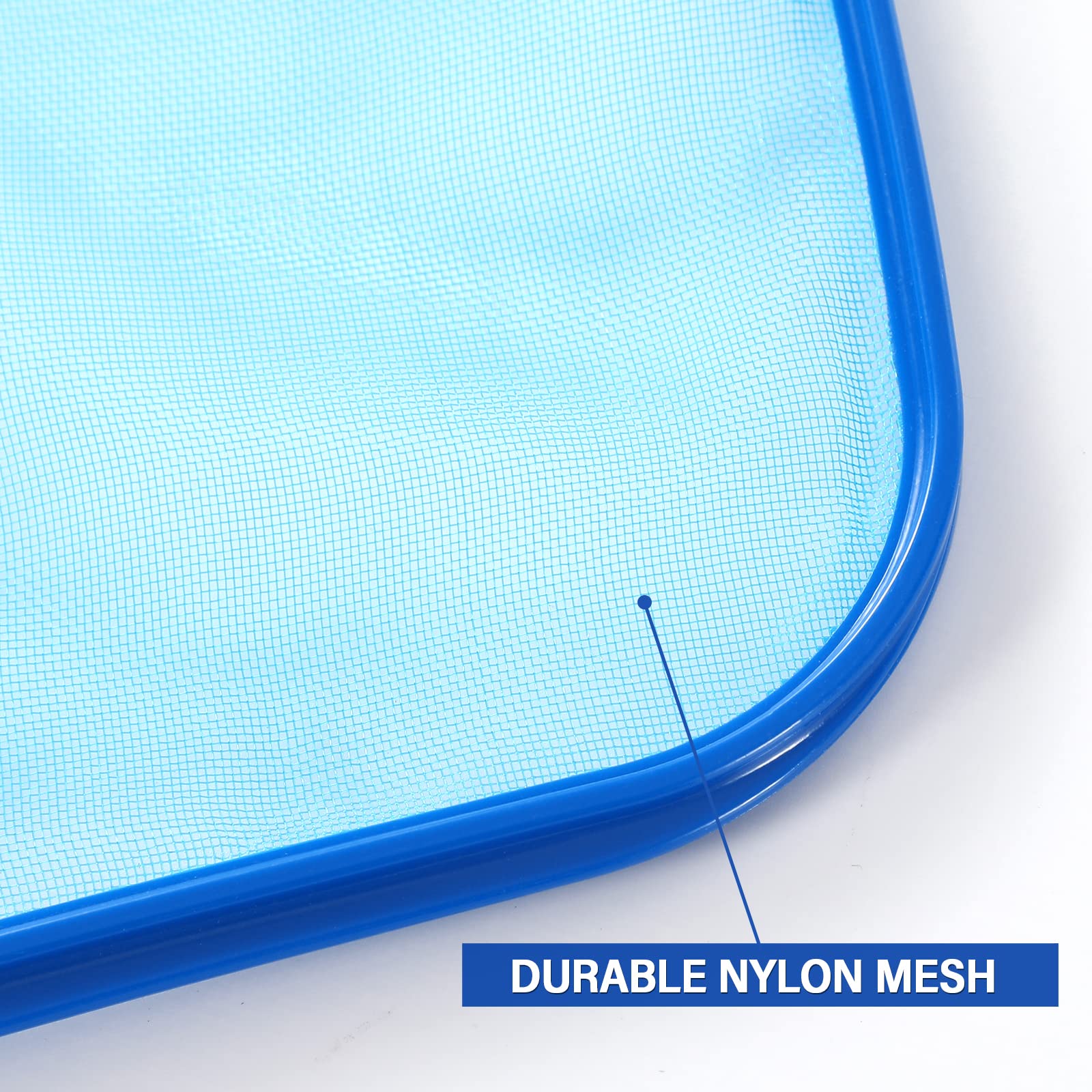 Loiyadn Pool Skimmer side view showcasing the plastic frame