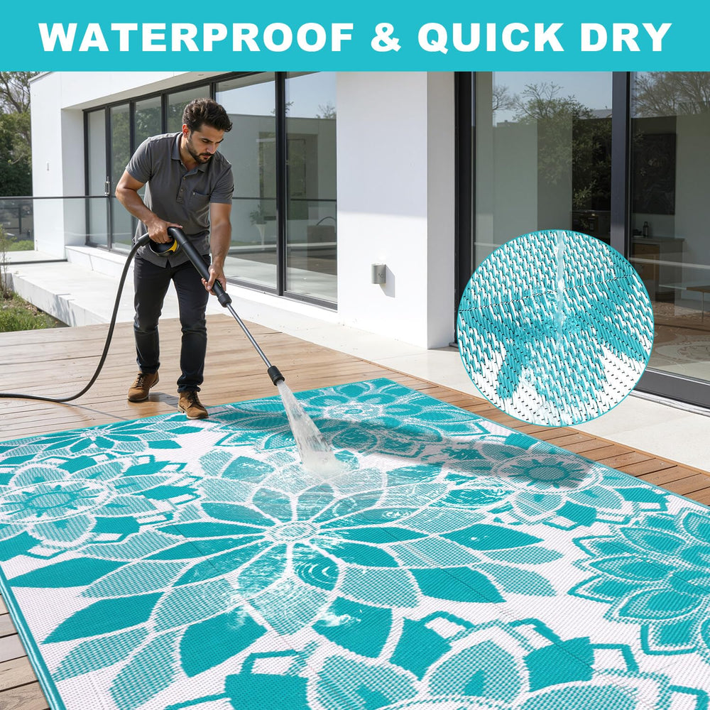 LOKHOM Outdoor Rug at beach picnic
