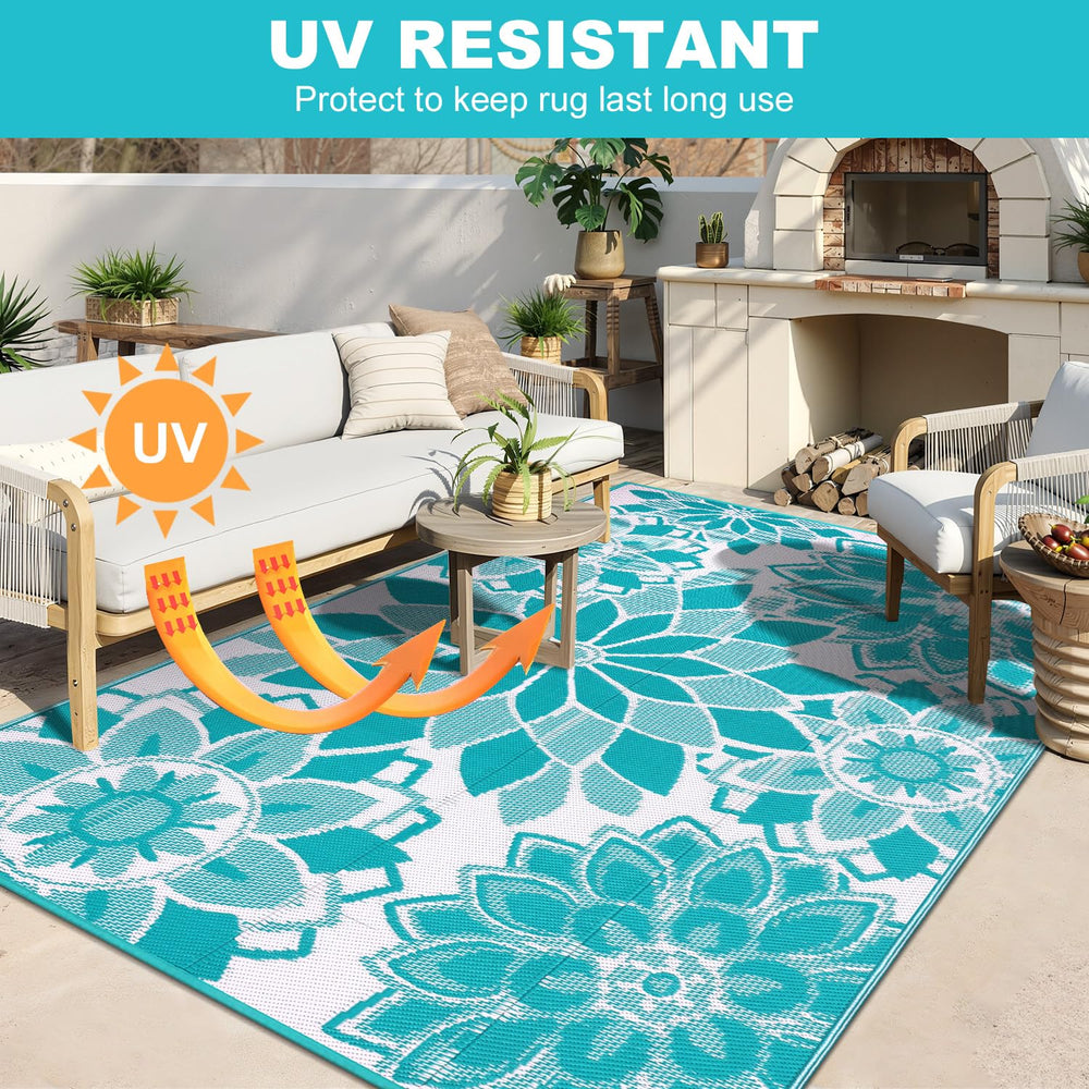 LOKHOM Outdoor Rug in carrying bag