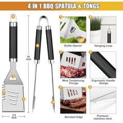 Long-handled tongs from Cifaisi BBQ Tools Set
