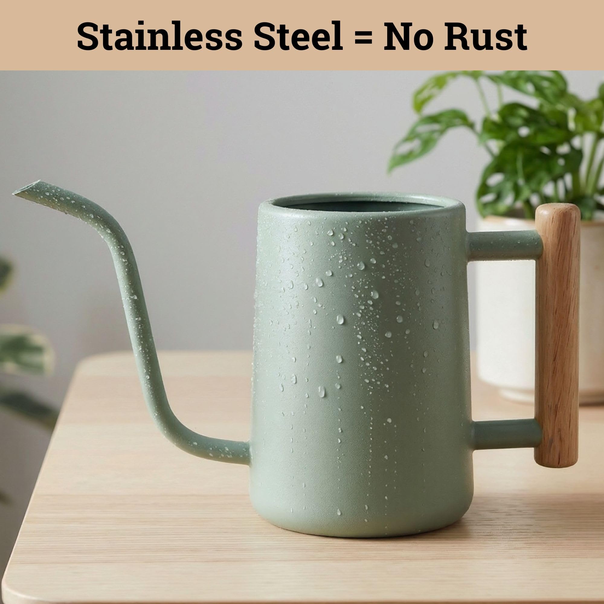 Long spout of HB Design Co. watering can