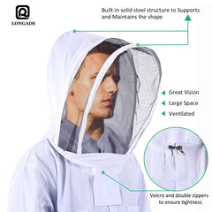 LONGADS Bee Suit XXL back view showing full body coverage