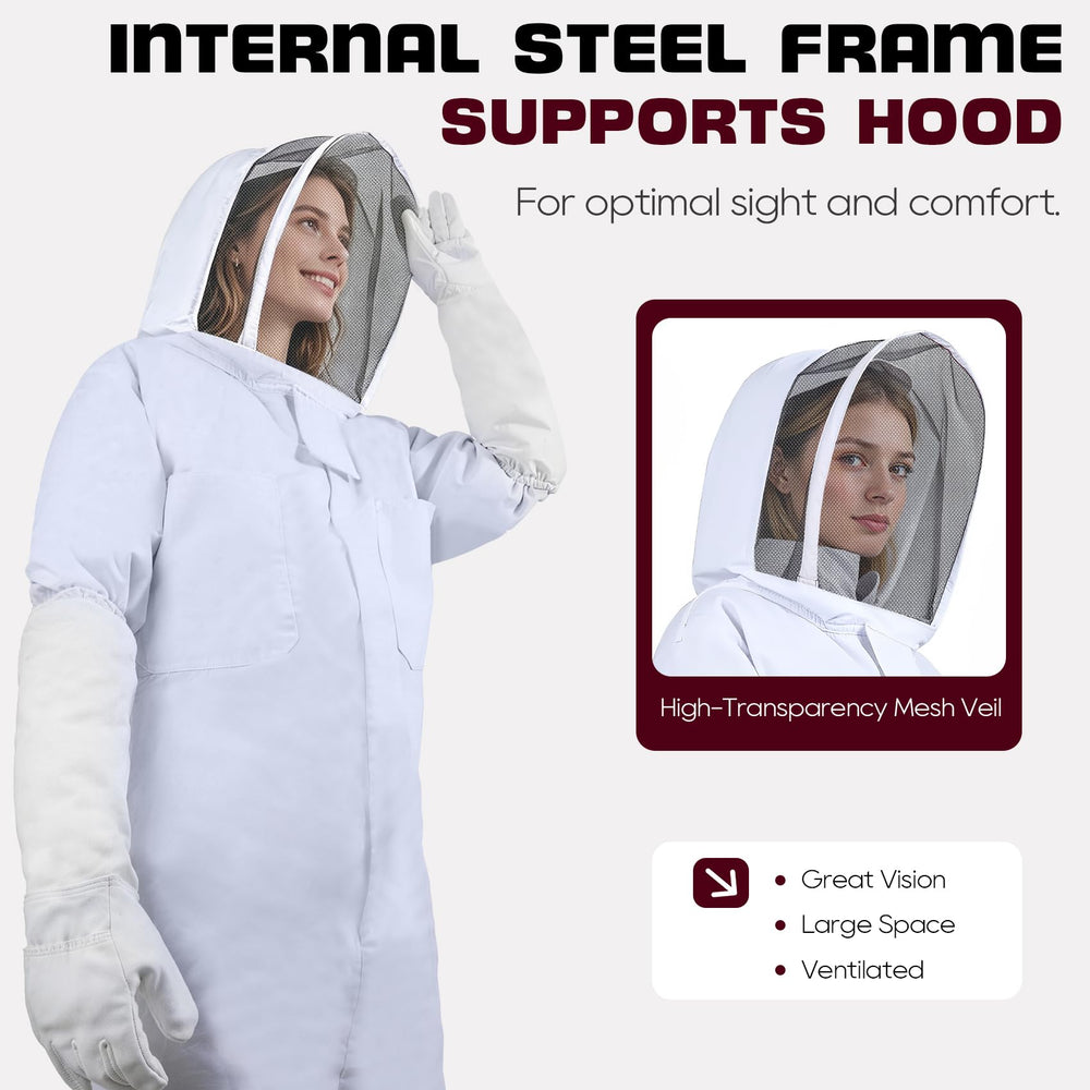 LONGADS detachable veil with spacious interior