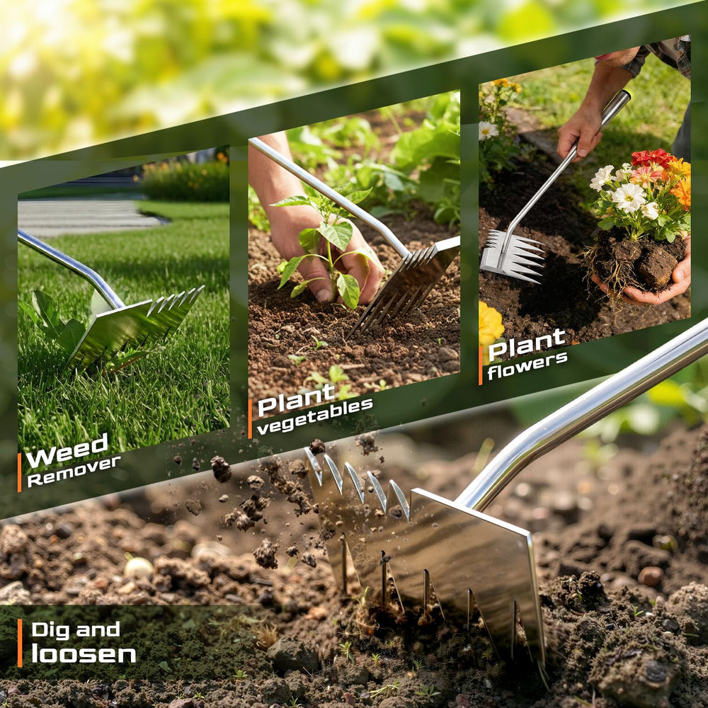 LOOHOI Weed Puller Tool side view highlighting compact design
