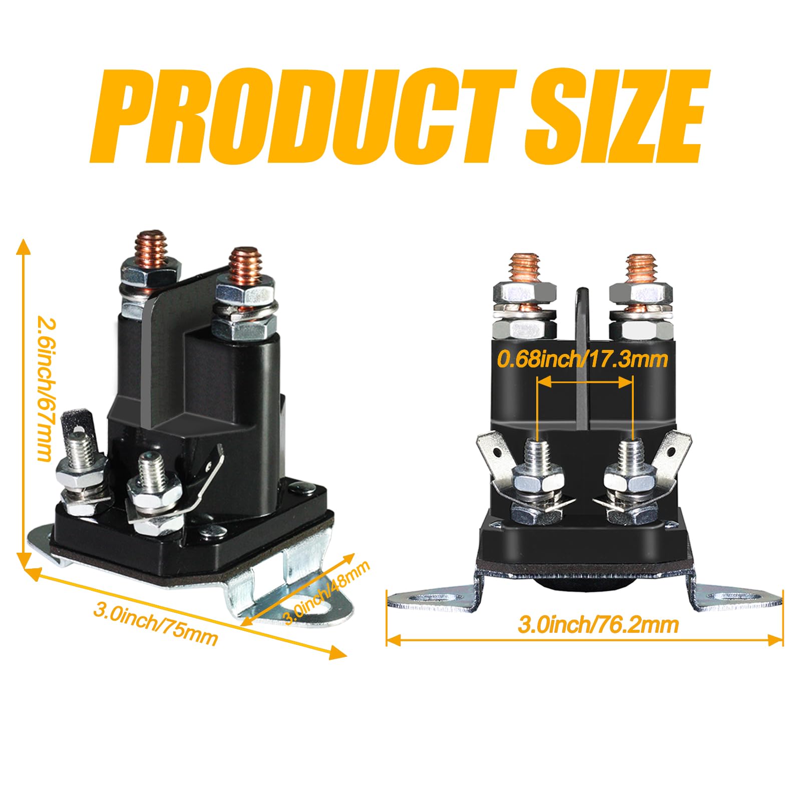 LordandLand 117-1197 Starter Solenoid side view