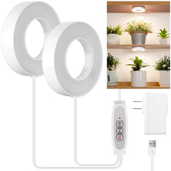 LORDEM Ceiling Grow Light front view with dual heads