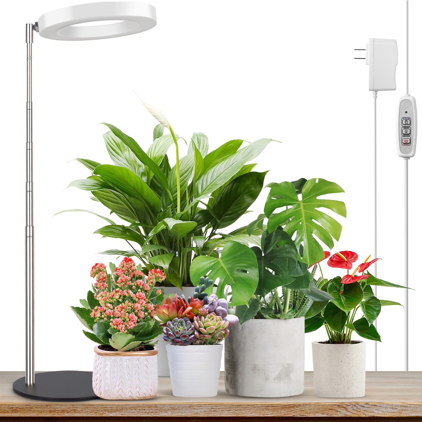 LORDEM Grow Light for Indoor Plants with adjustable height